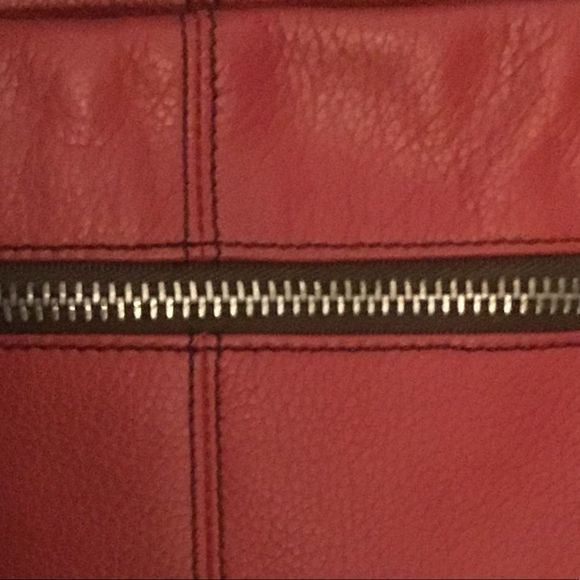 NWOT $155 Tignanello | Leather Crossbody in Red - Picture 7 of 8